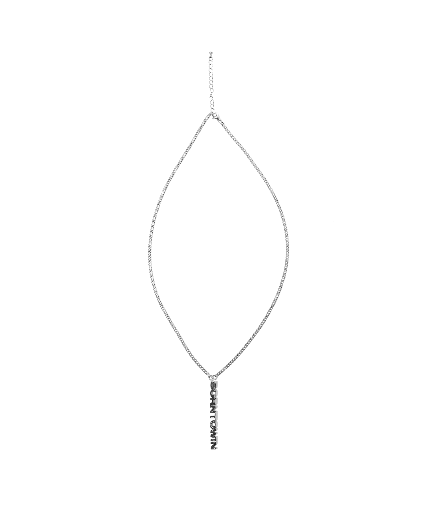 SURGICAL BORNTOWIN NECKLACE [SILVER]