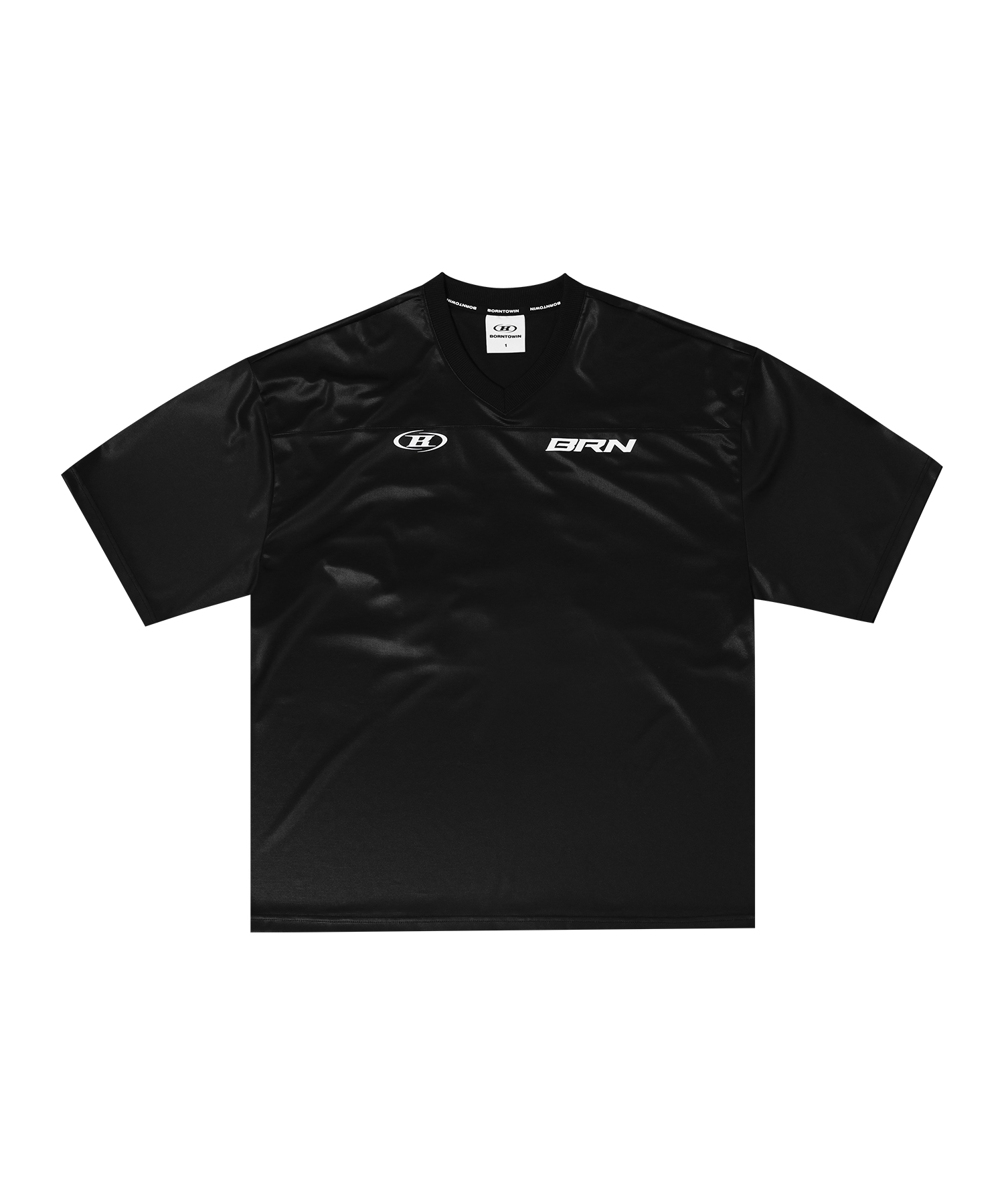 NUMBER 00 RUGBY JERSEY T-SHIRTS [BLACK]